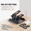 Stair Stepper, Mini Stepper for Exercise at Home, Hydraulic Fitness Twist Stepper with Resistance Bands, Full Body Workout Cardio Equipment