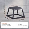 Plyometric Jump Box, 12 Inch Plyo Box, Steel Plyometric Platform and Jumping Agility Box, Anti-Slip Fitness Exercise Step Up Box for Home Gym Training