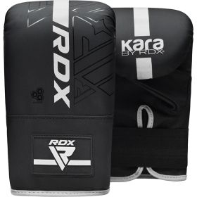 RDX F6 KARA Bag Gloves 4oz Black (Color: White, size: Standard Size)