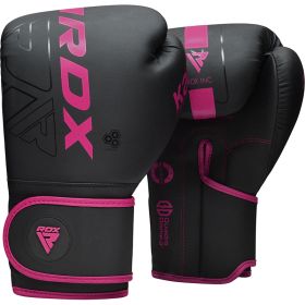 RDX F6 Kara Boxing Training Gloves For Women (Color: Pink, size: 12oz)