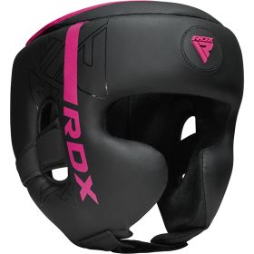 RDX F6 KARA Head Guard Black (Color: Pink, size: S)