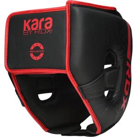 RDX F6 KARA Head Guard Black (Color: Red, size: L)