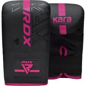 RDX F6 KARA Bag Gloves 4oz Black (Color: Pink, size: Standard Size)