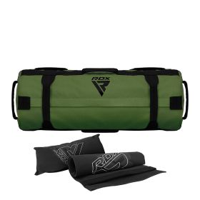 RDX Fitness Sandbag for Workout (Color: ARMY GREEN, size: 25 TO 75 LB)