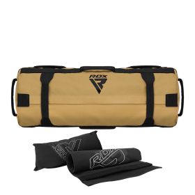 RDX Fitness Sandbag for Workout (Color: KHAKI, size: 125 TO 200 LB)