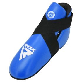 RDX T1 WAKO Foot Protector Blue (Color: Blue, size: XL)