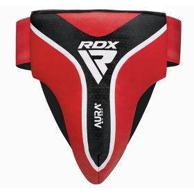 RDX GROIN GUARD AURA PLUS T-17 (Color: Red Black, size: XL)