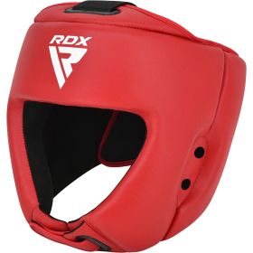 RDX IBA Approved Head Guard for Amateur Competition Red (Color: Red, size: XL)