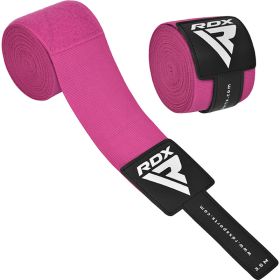 RDX IBA Boxing Hand Wraps Pink (Color: Pink, size: 2.5 METER)