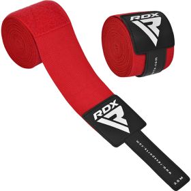 RDX IBA Boxing Hand Wraps Red (Color: Red, size: 2.5 METER)