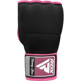 RDX IS Gel Padded Inner Gloves Hook & Loop Wrist Strap for Knuckle Protection OEKO-TEXÂ®Â Standard 100 certified (Color: Pink, size: M)