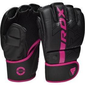 RDX F6 KARA MMA Grappling Gloves (Color: Pink, size: S)