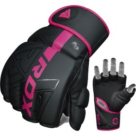 RDX F6 KARA MMA Grappling Gloves (Color: Pink, size: M)