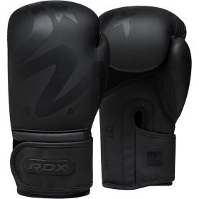 RDX F15 Noir Boxing Gloves (Color: Black, size: 16oz)