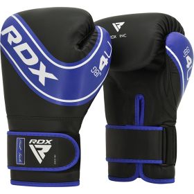 RDX 4B Robo Kids Boxing Gloves (Color: BLUE/BLACK, size: 6OZ)