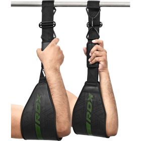 RDX F6 KARA Gym Workout Abs Straps (Color: ARMY GREEN, size: Standard Size)