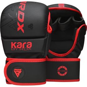 RDX F6 KARA MMA Sparring Gloves 7oz (Color: Red, size: S/M)