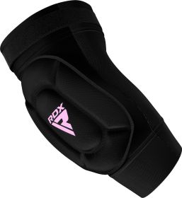 RDX Elbow Foam Pad OEKO-TEXÂ®Â Standard 100 certified (Color: BLACK/PINK, size: S)