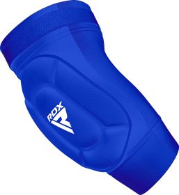 RDX Elbow Foam Pad OEKO-TEXÂ®Â Standard 100 certified (Color: BLUE/WHITE, size: L)