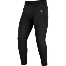 RDX T15 Black Compression Tights (Color: Black, size: XL)