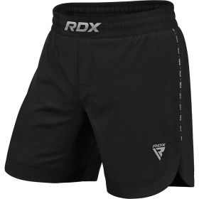RDX T15 MMA Fight Shorts (Color: Black, size: L)