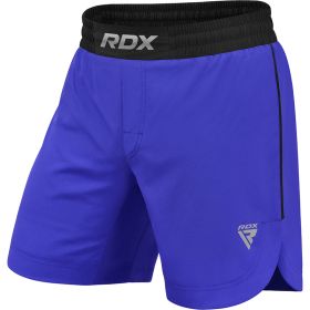 RDX T15 MMA Fight Shorts (Color: Blue, size: XL)