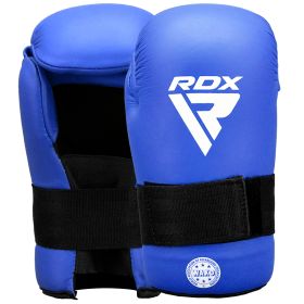 RDX WAKO T1 Point Fighter Gloves Blue (Color: Blue, size: L)
