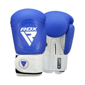 RDX T1 WAKO Boxing Gloves Blue (Color: Blue, size: 10oz)