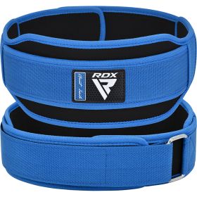 RDX RX5 Weightlifting Belt (Color: Blue, size: S)