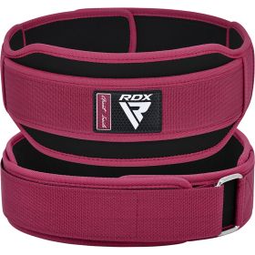 RDX RX5 Weightlifting Belt (Color: Pink, size: S)
