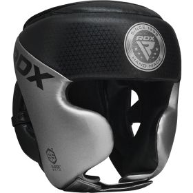 RDX L1 Mark Pro Cheek Boxing Training Head Guard (Color: Silver, size: L)